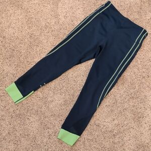 Zyia Navy and Green Leggings